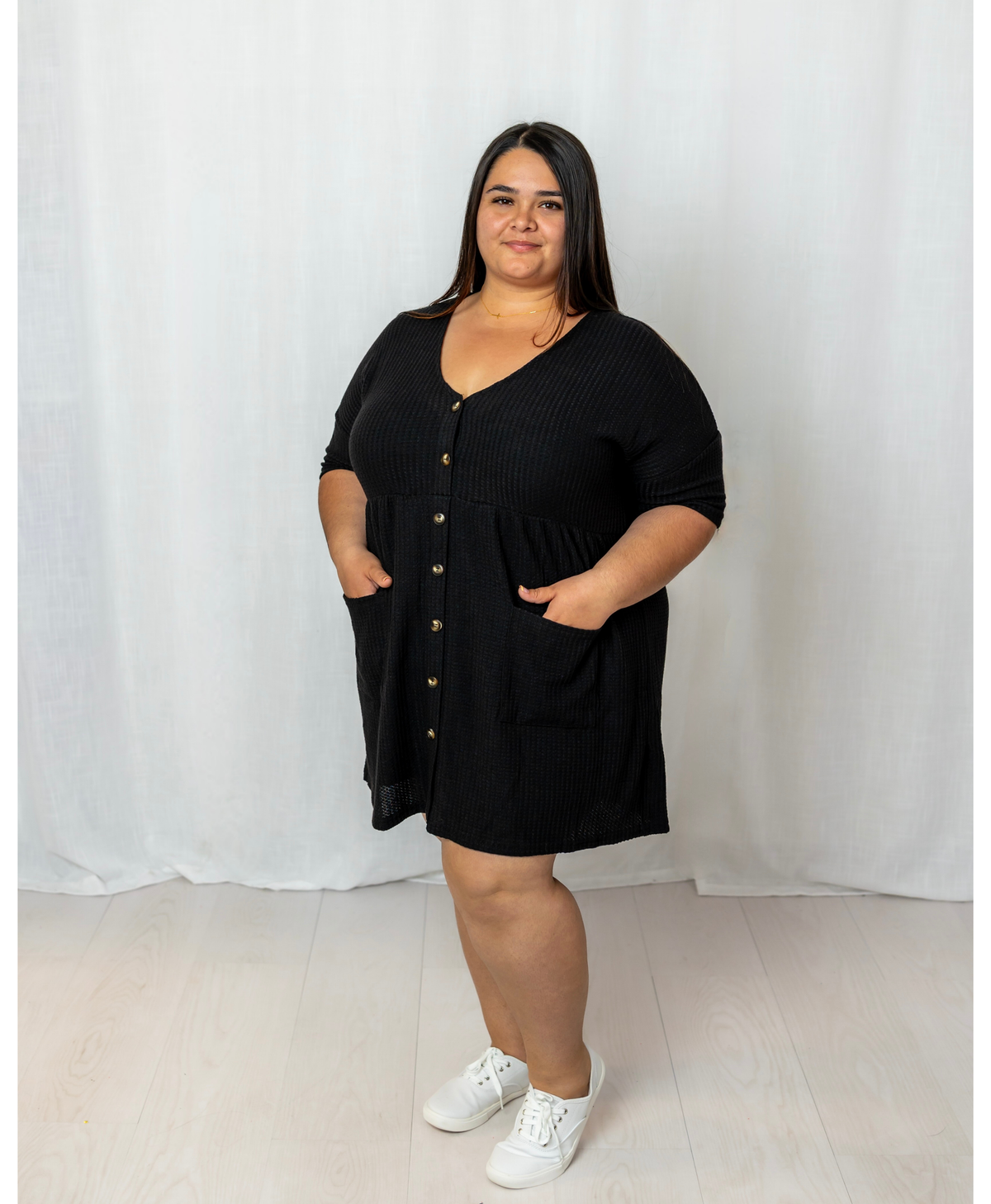 Ophelia Button Up Mini Dress