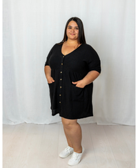 Ophelia Button Up Mini Dress
