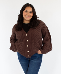 Juliet Cable Knit Cardigan