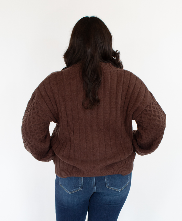 Juliet Cable Knit Cardigan