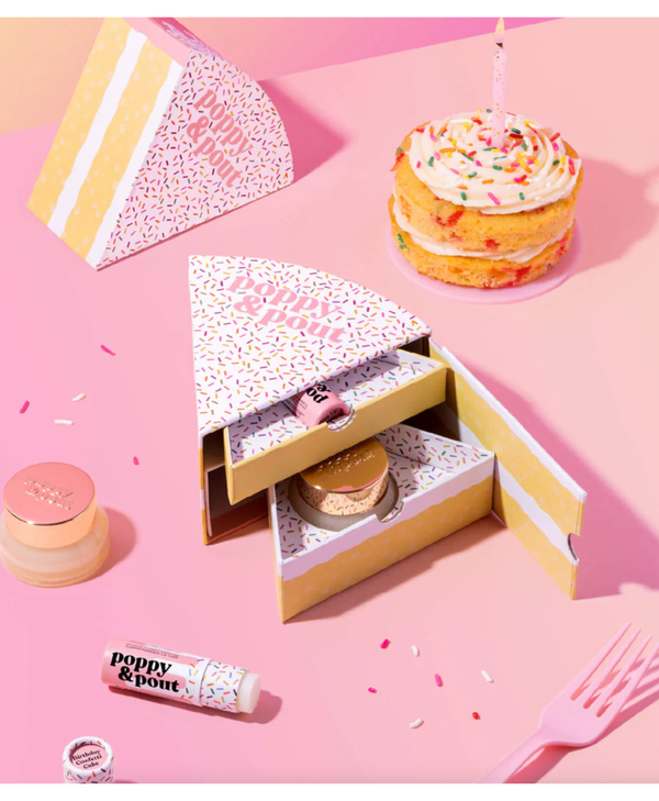 Poppy & Pout - Birthday Confetti Cake