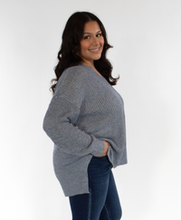 Amelia V Neck Sweater Top