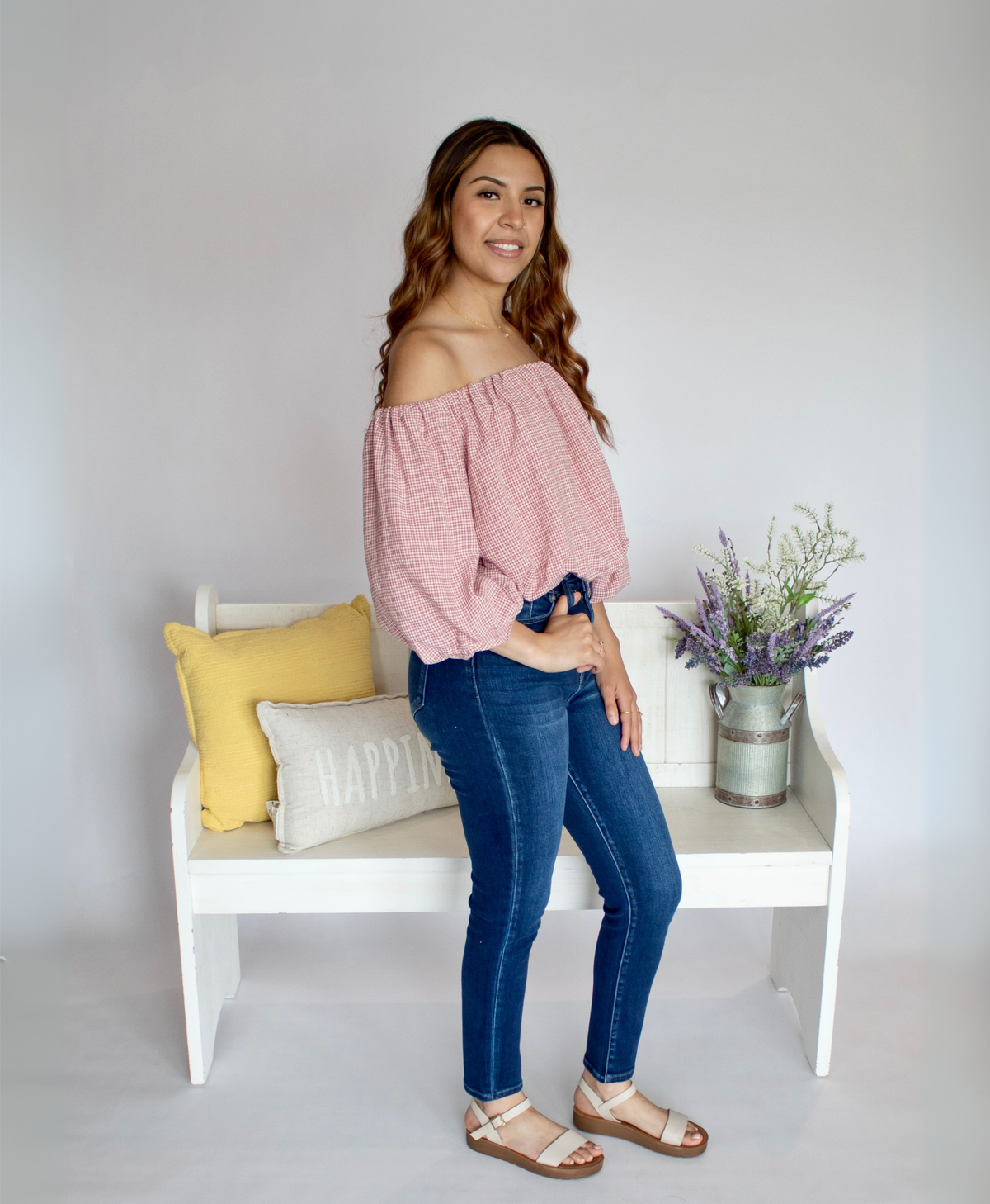 Georgia Plaid Top
