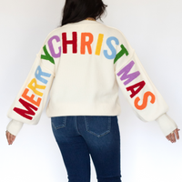 Merry Christmas Oversized Sweater