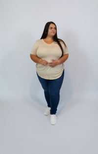 Emma Solid V-Neck Top