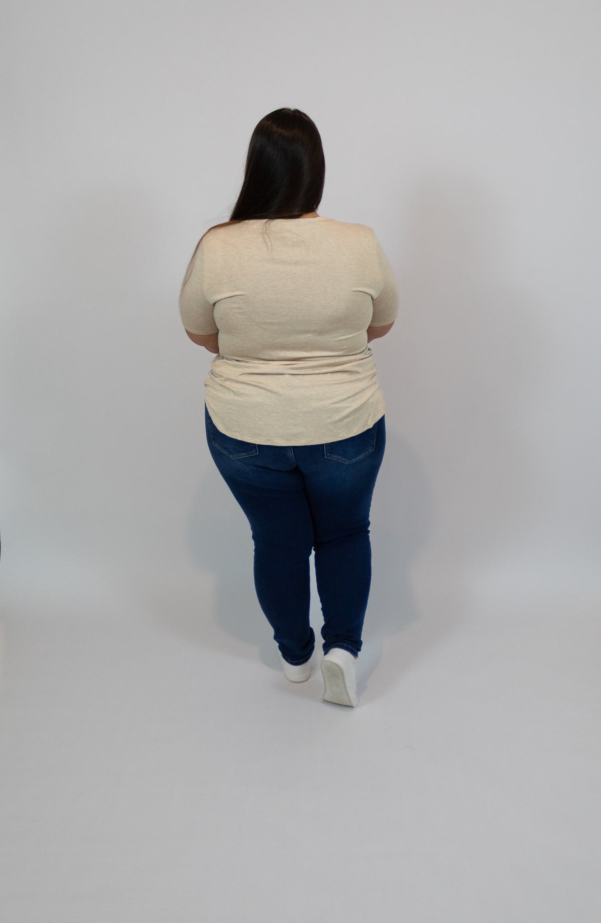 Emma Solid V-Neck Top
