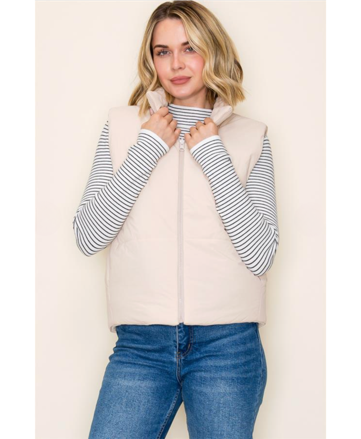 Millie Reversible Puffer Vest