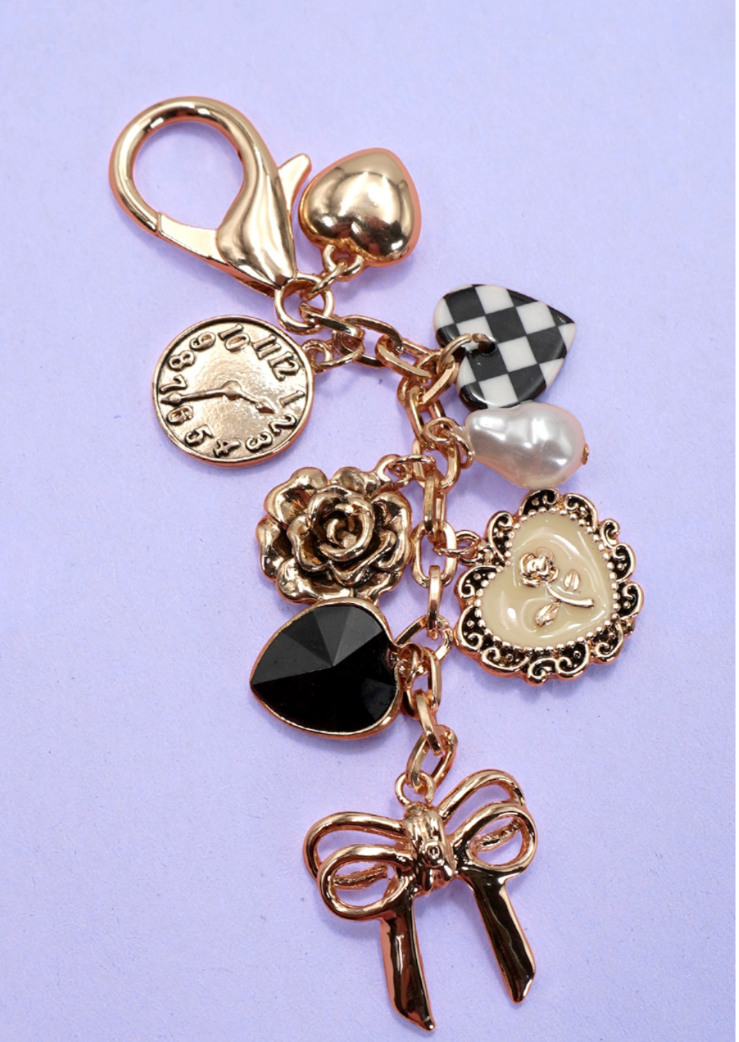 Bow & Bling Bag Charm